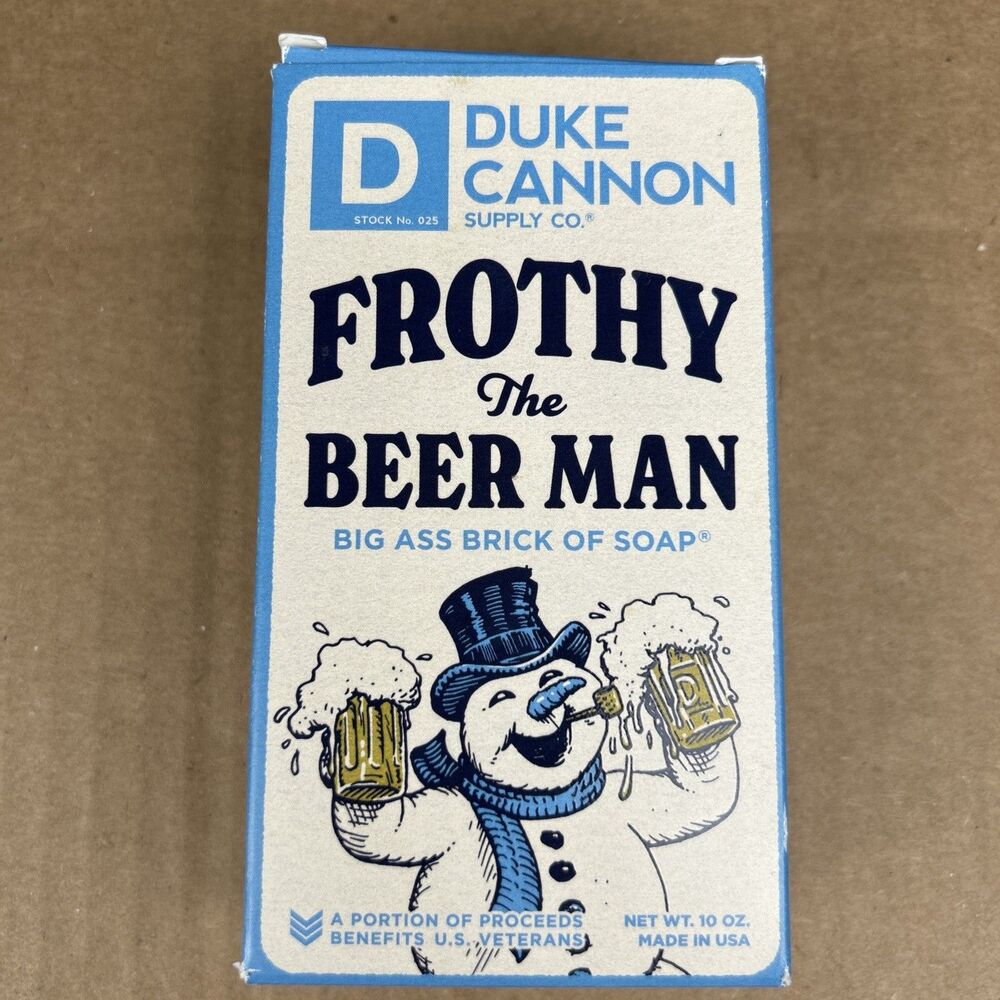Duke Cannon Big Ass Brick of Soap 10 OZ Frothy The Beer Man